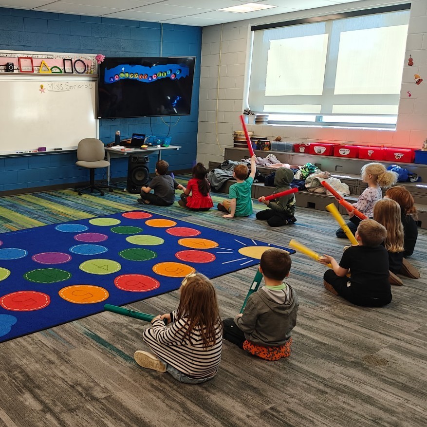 Following with Boomwackers