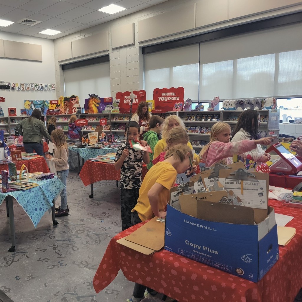 Third Grade at Book Fair