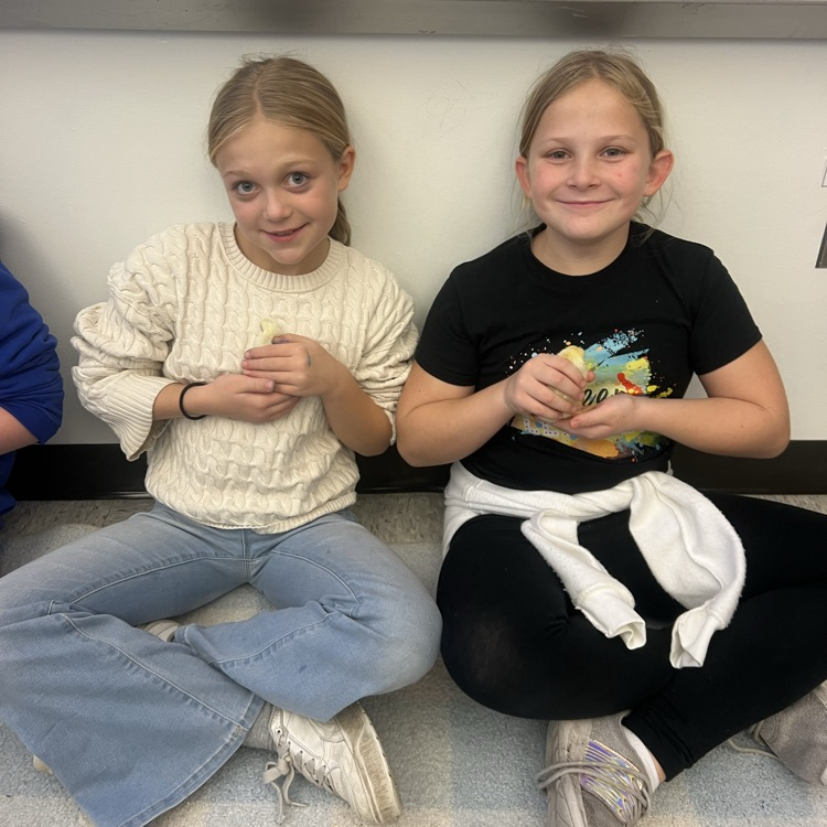 students with chicks 