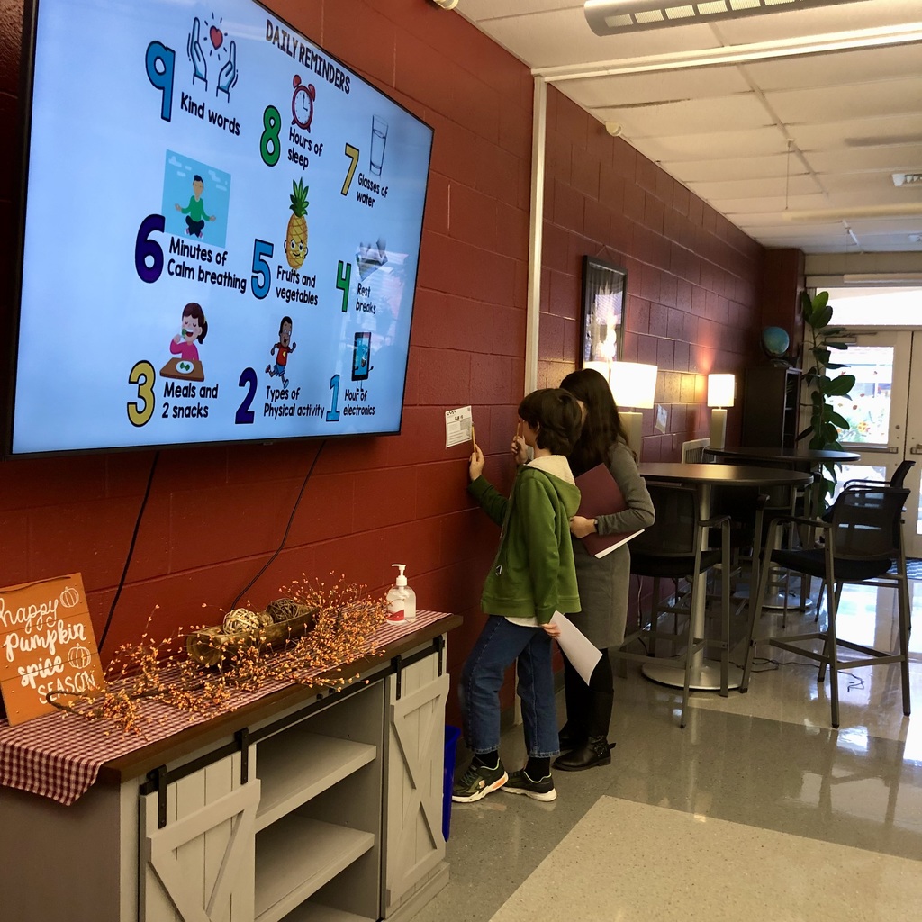 Students learning about nutrition labels as they find clues in a game of who-done-it.