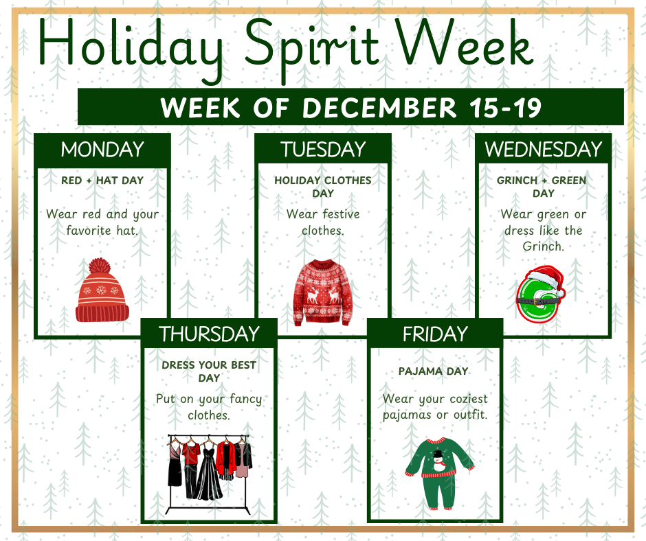 Holiday Spirit Week 