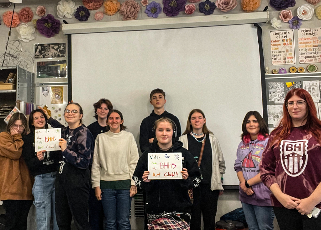 BHHS art club students