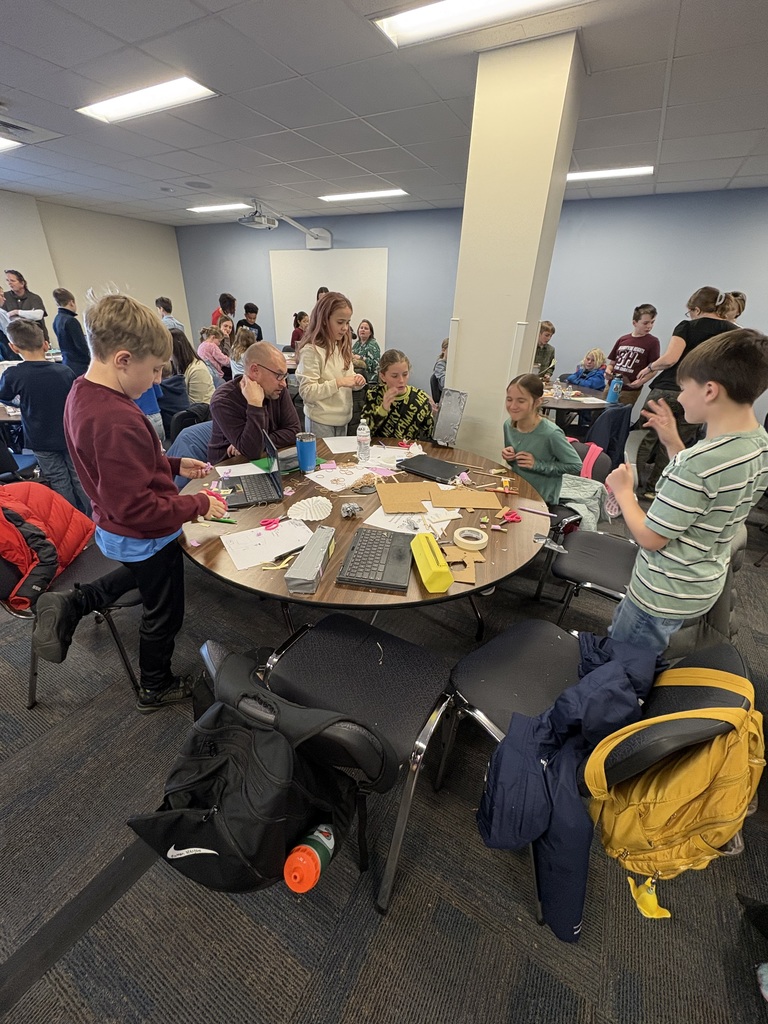 students work together on a project