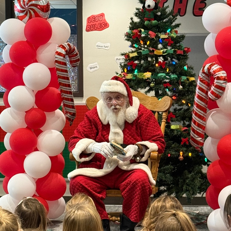 Santa reading