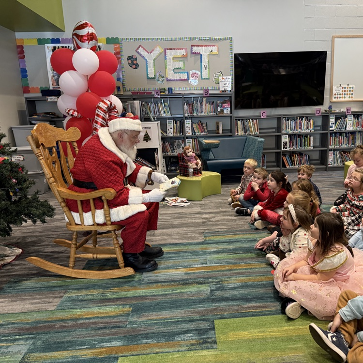 Santa reading