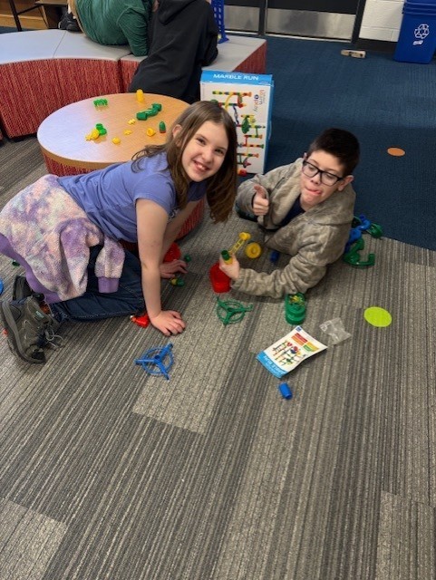 students playing a game