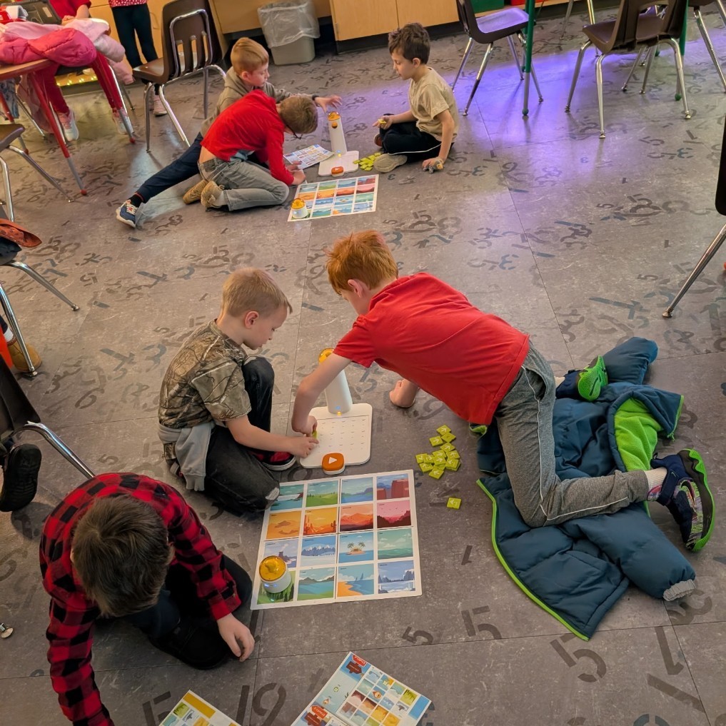 Practicing our coding skills in STEM using the MatataLab and BitsBox!