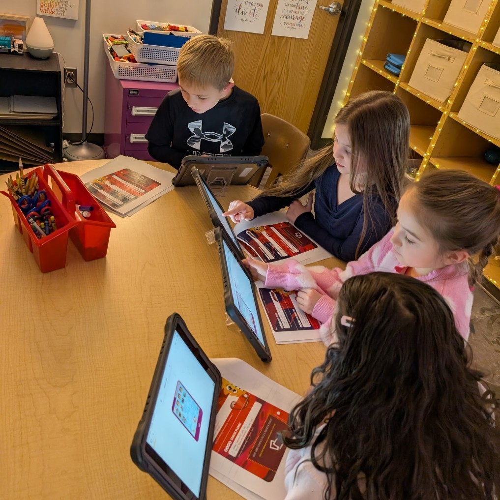 Practicing our coding skills in STEM using the MatataLab and BitsBox!