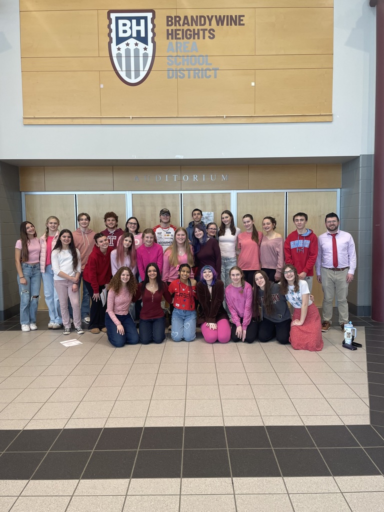 BHHS Chamber Singers performing Singing Valentines