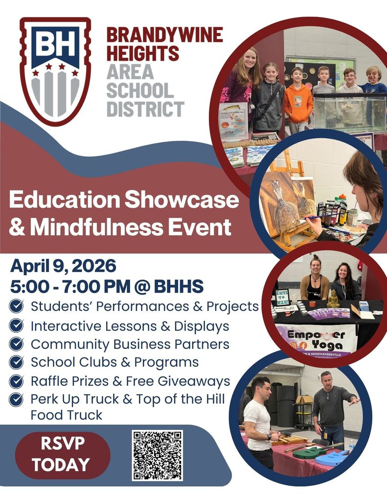 2026 EDUCATION SHOWCASE & MINDFULNESS Flyer for Attendees