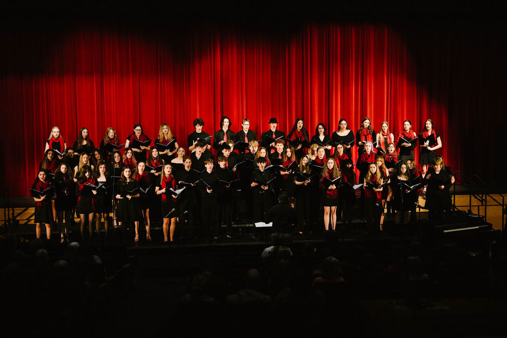 High School Concert Choir performing at MIOS