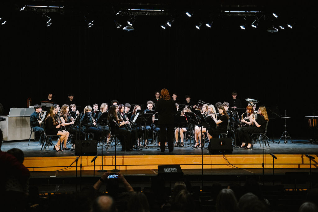 High School Concert Band performing at MIOS