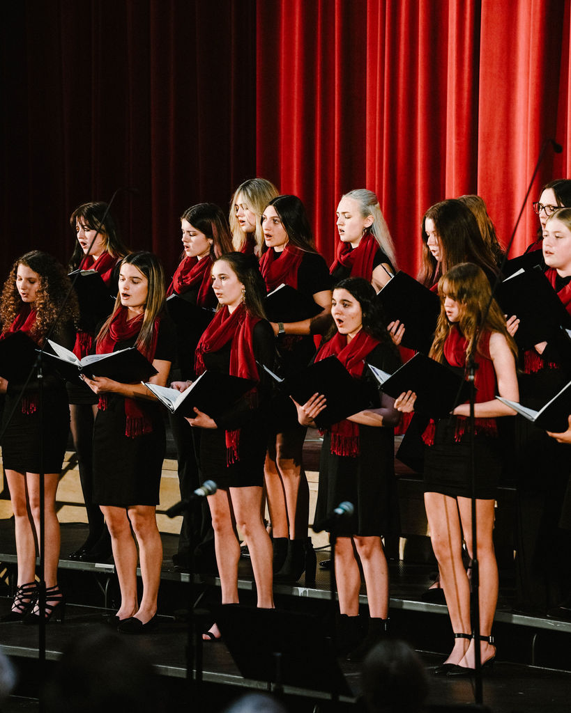 High School Treble Choir singing at MIOS