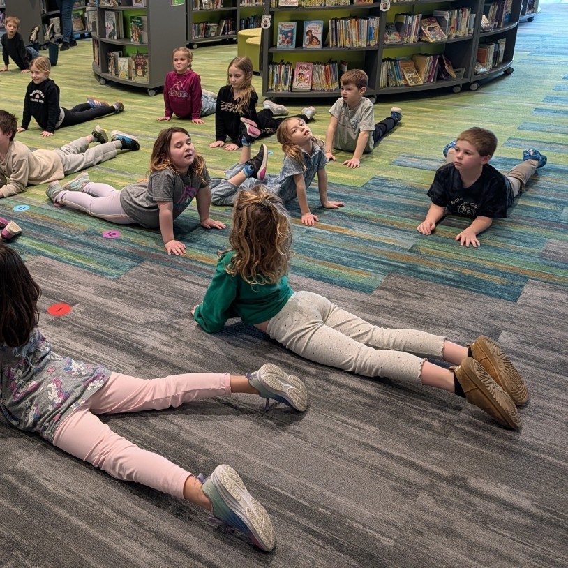 Yoga in the Library
