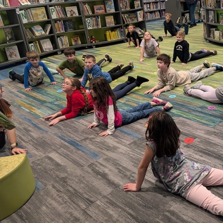 Yoga in the Library