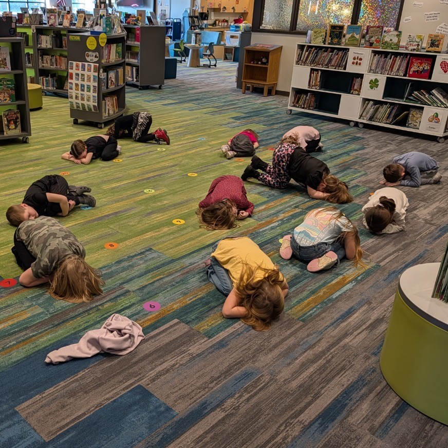 Yoga in the Library