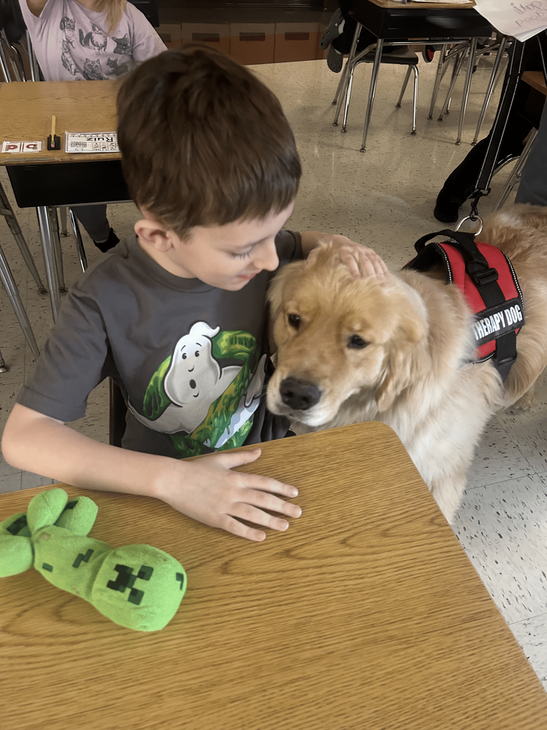 Therapy Dog Visit