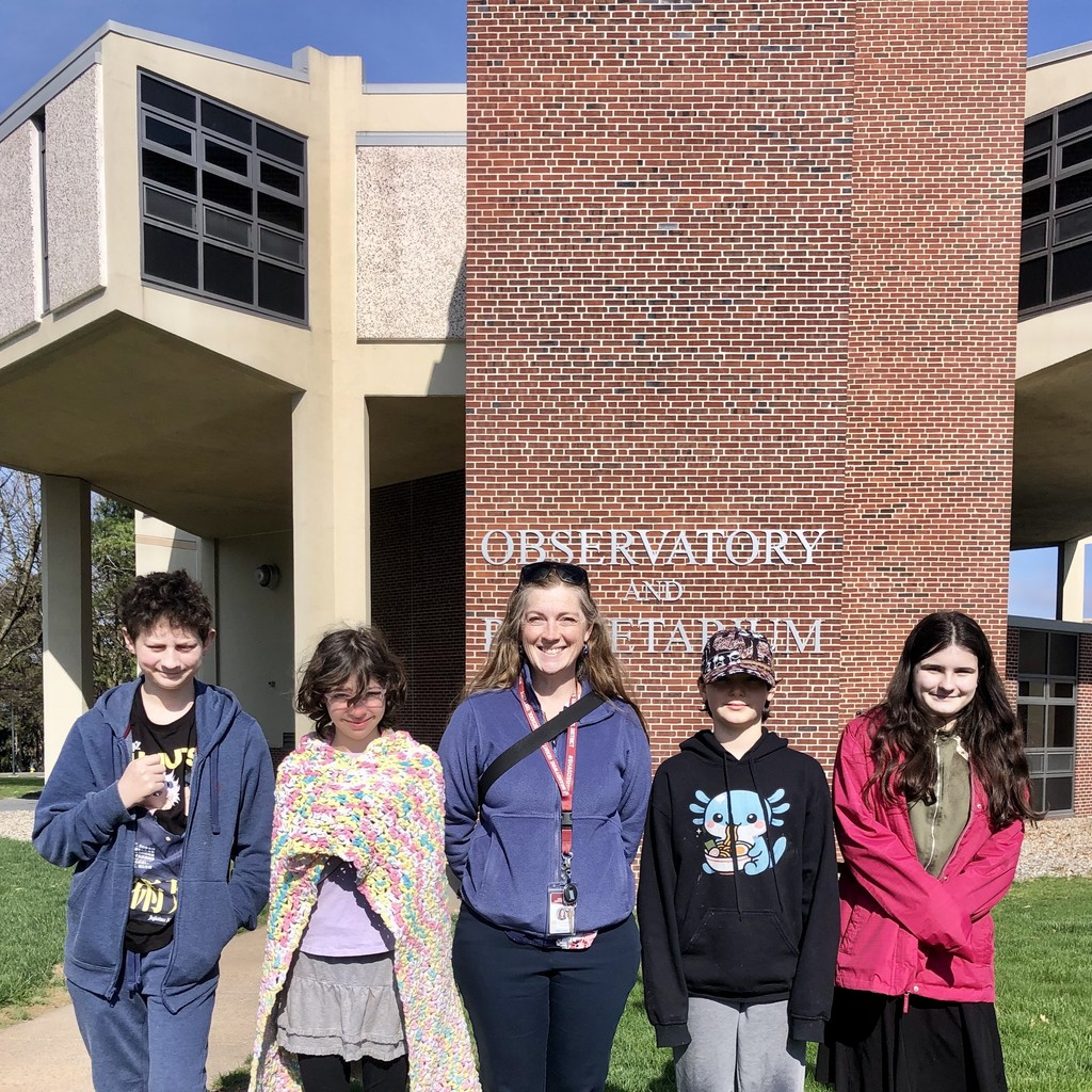 Students enjoying a trip to the KU Planetarium.