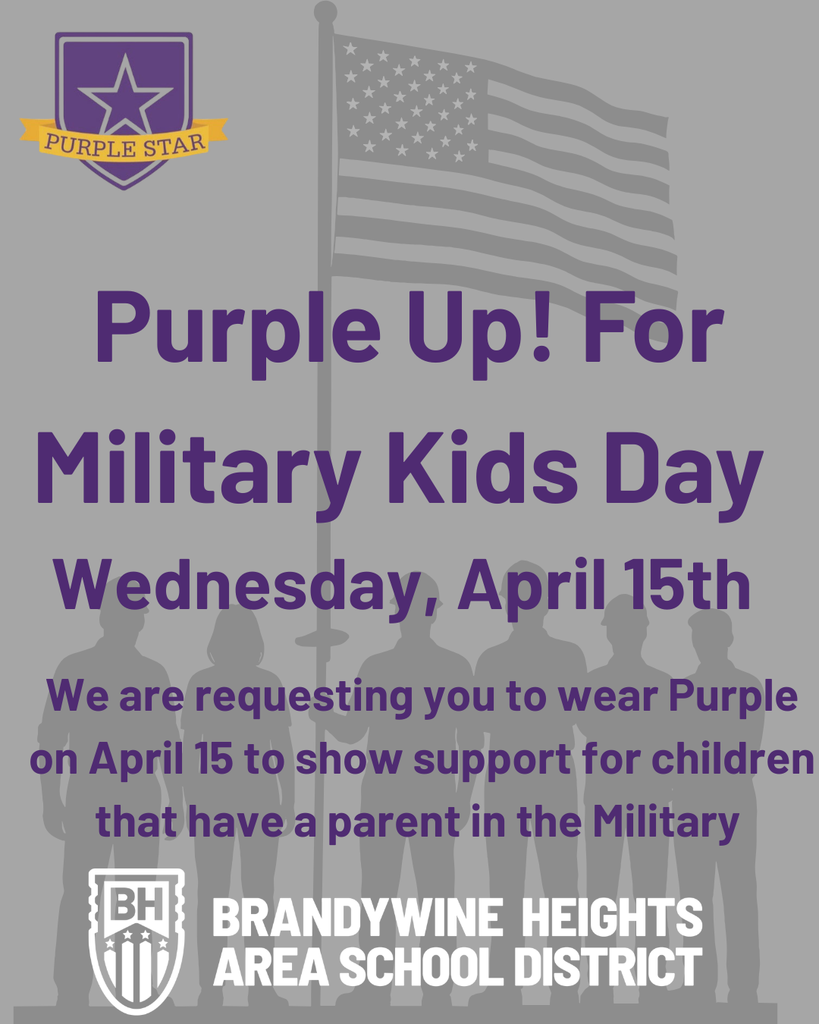 Purple Up! Military Kids Day! 
