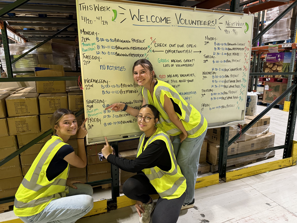 Volunteering at Helping Harvest