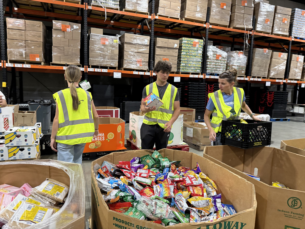 Volunteering at Helping Harvest