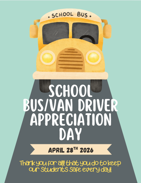 School Bus/Van Driver Appreciation Day