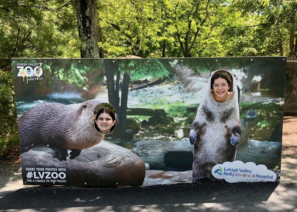 Students had a blast learning about the River Otter.
