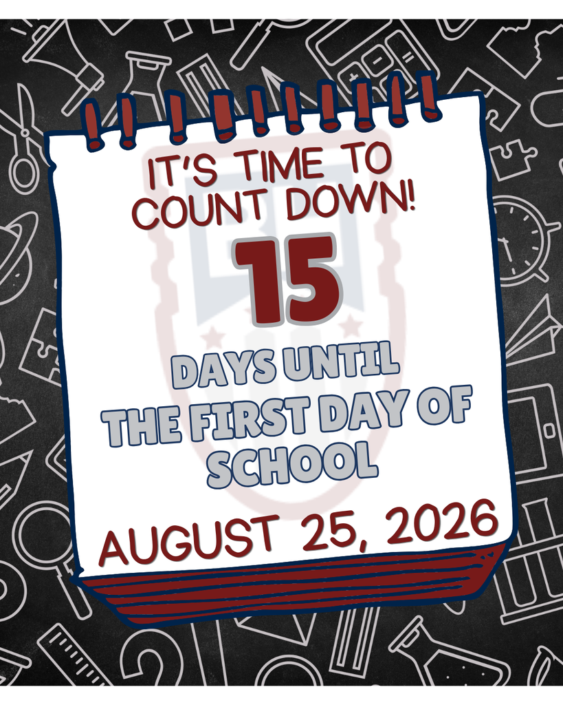 15 Days Until the First Day of School