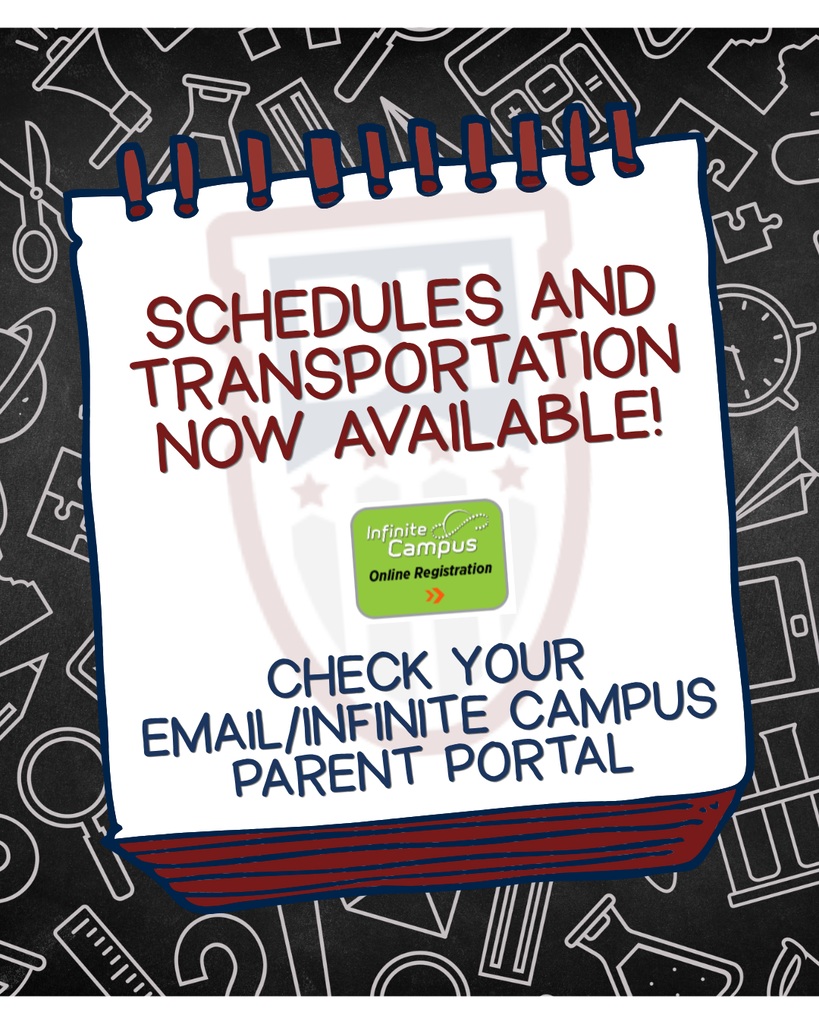 Schedules & Transportation Now Available!