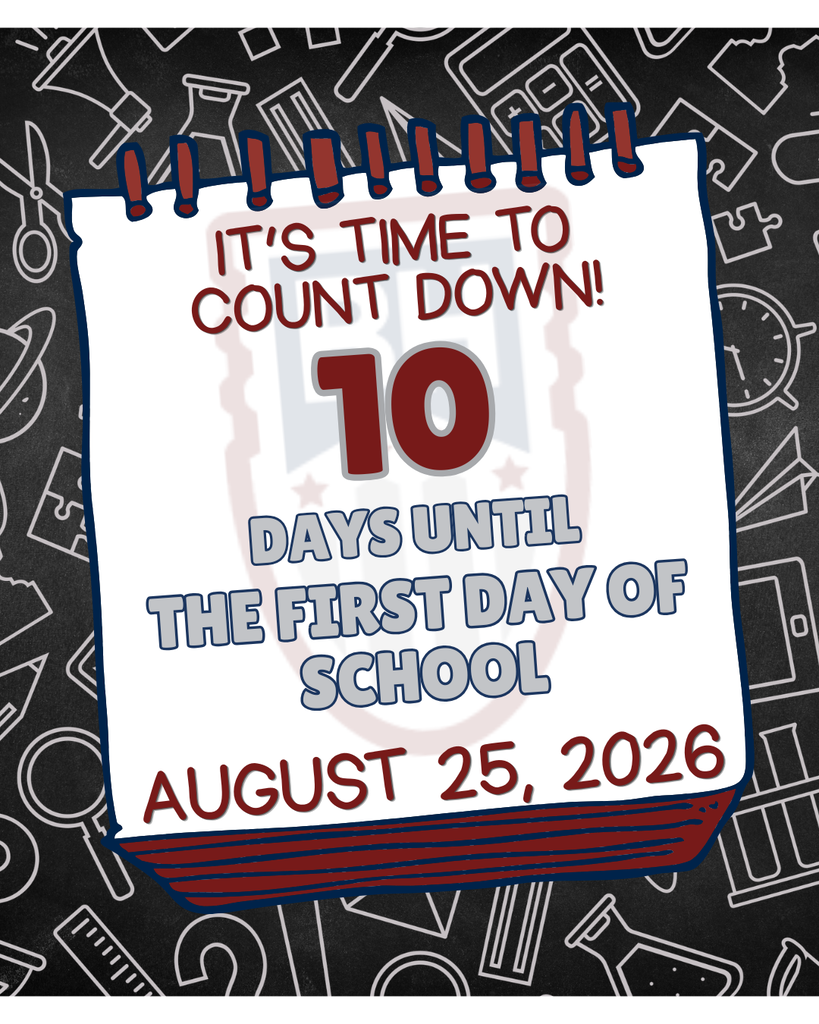 10 Days Until the First Day of School
