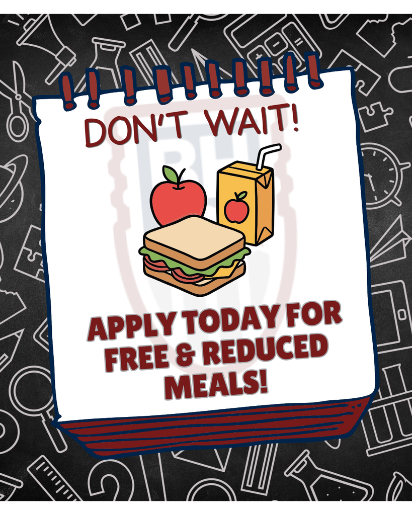 Apply Today for Free & Reduced Meals!