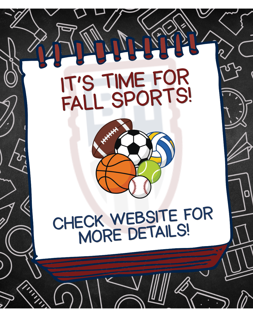 It's Time for Fall Sports!