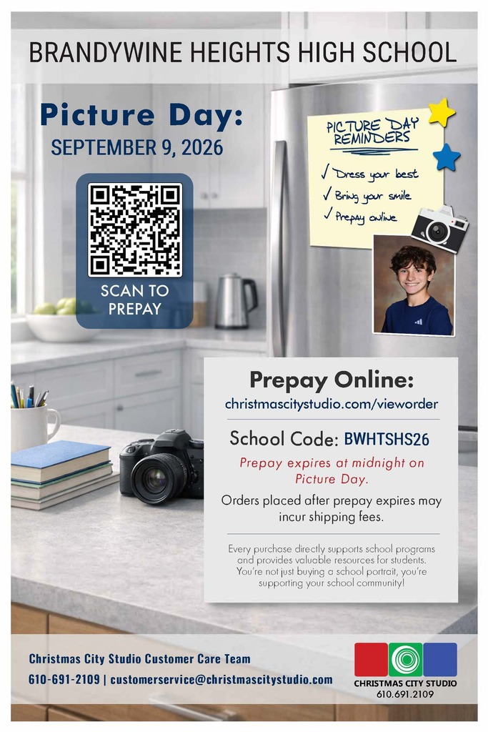 BHHS Picture Day is September 9, 2026