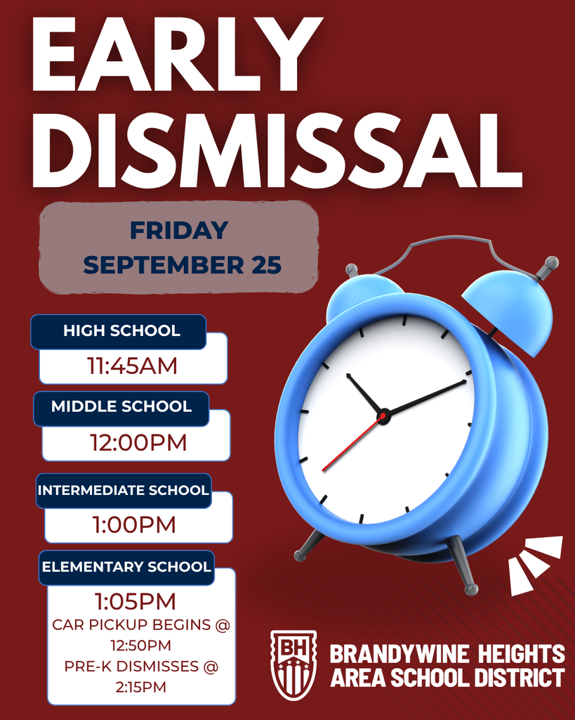 September 25 Early Dismissal