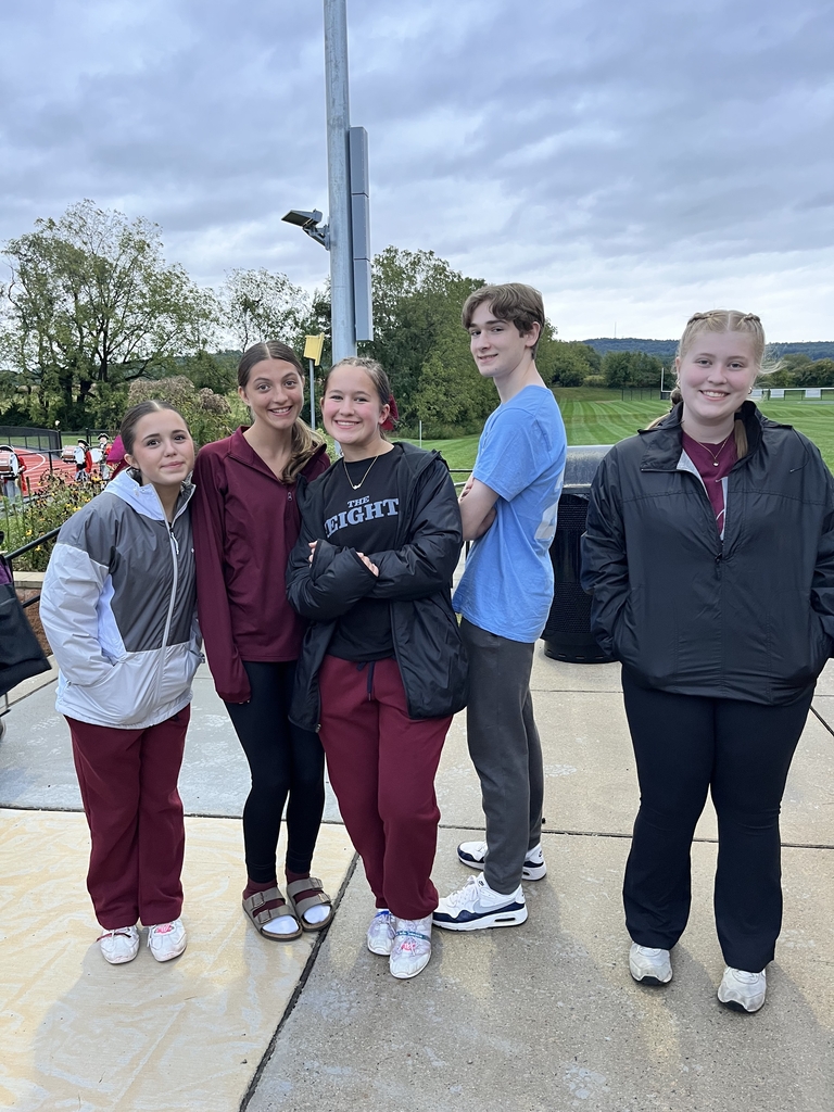 Chamber Singers students before performing the National Anthem