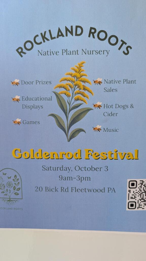 Goldenrod Festival Saturday October 3 at Rockland Roots