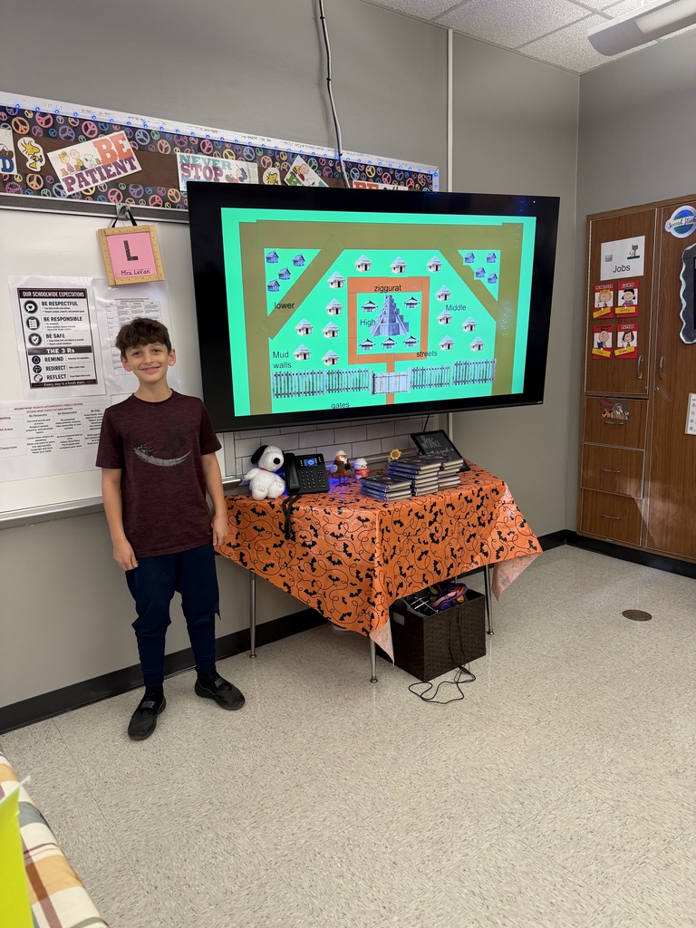 🏛️ Welcome to the City-State of Ur! 🏛️  Mrs. LeVan’s sixth-grade students traveled back in time to ancient Mesopotamia! Using digital tools and their creativity, students designed and built their own versions of the ancient Sumerian city-state of Ur. They explored what made Ur a successful civilization by incorporating important features such as ziggurats, homes, farms, city walls, and the Euphrates River. Through this hands-on digital project, students brought history to life while developing their technology skills, creativity, and understanding of how early civilizations grew and thrived.