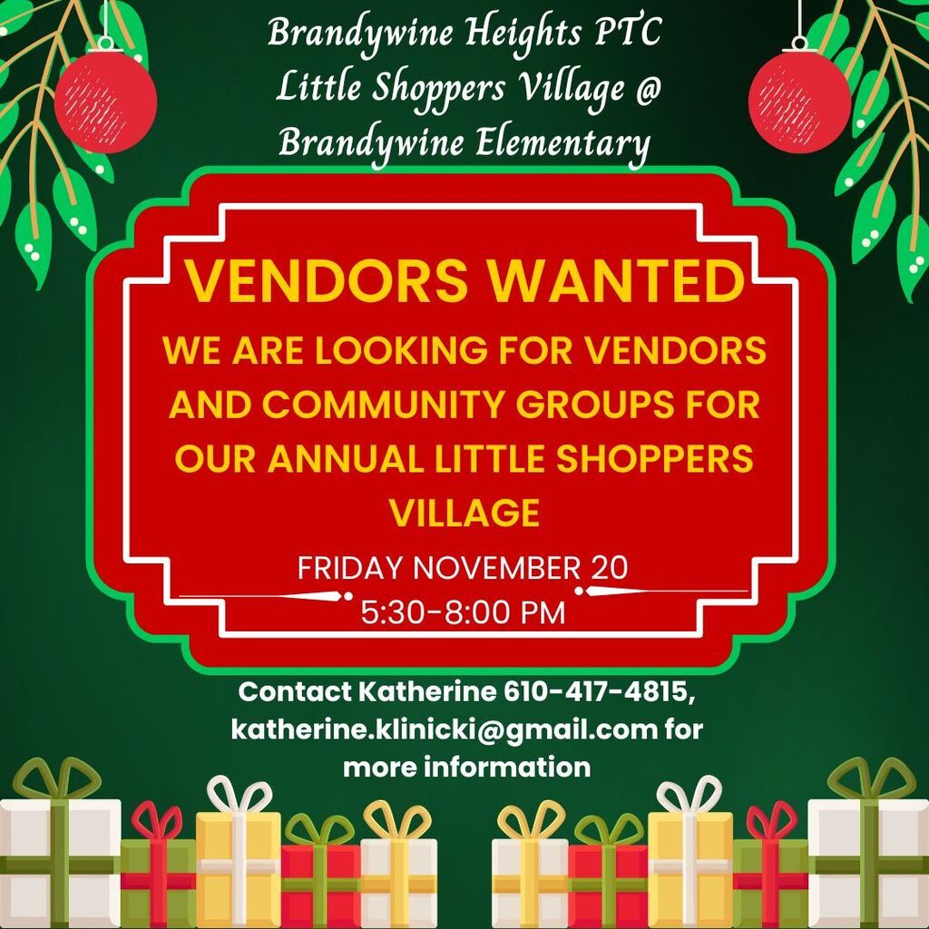 Little Shoppers Village Vendor Information 