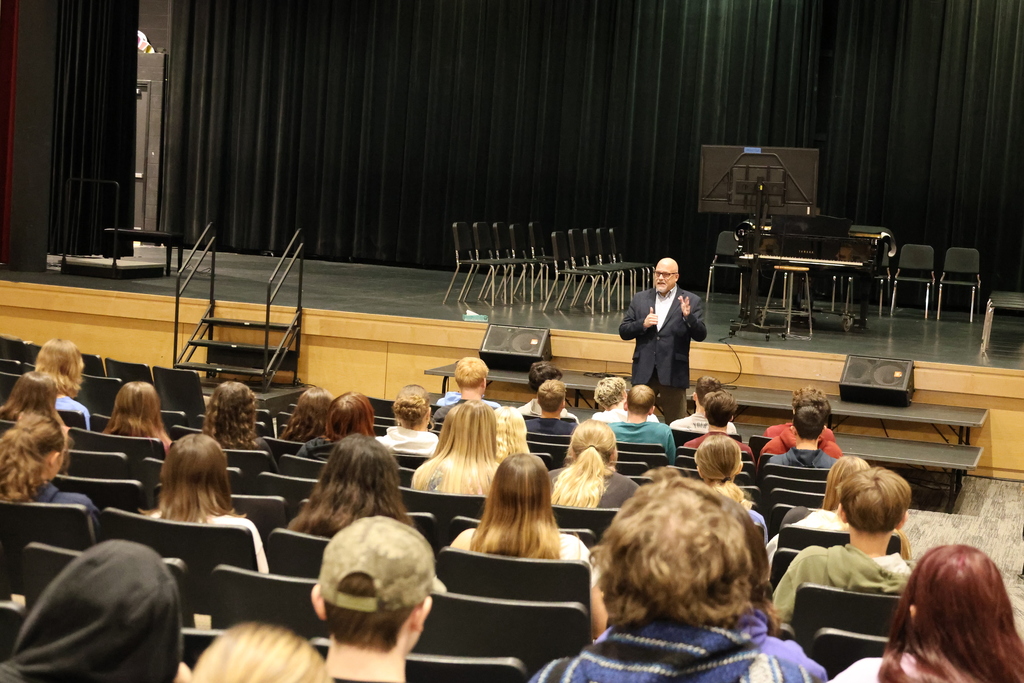 Kutztown University President talking to students about College
