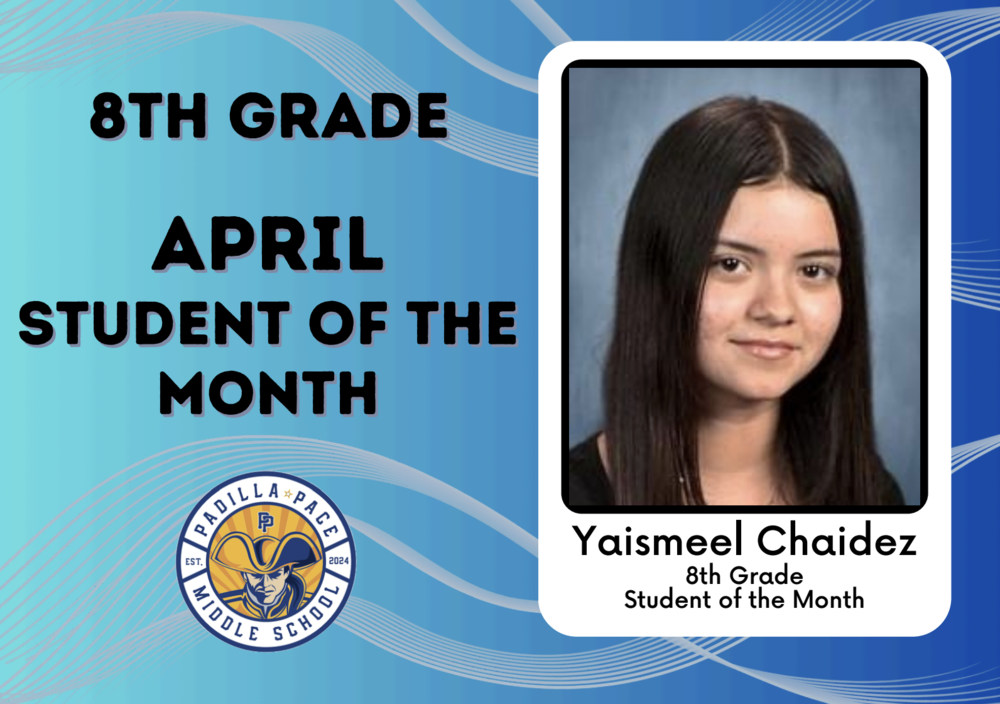 April Students of the Month