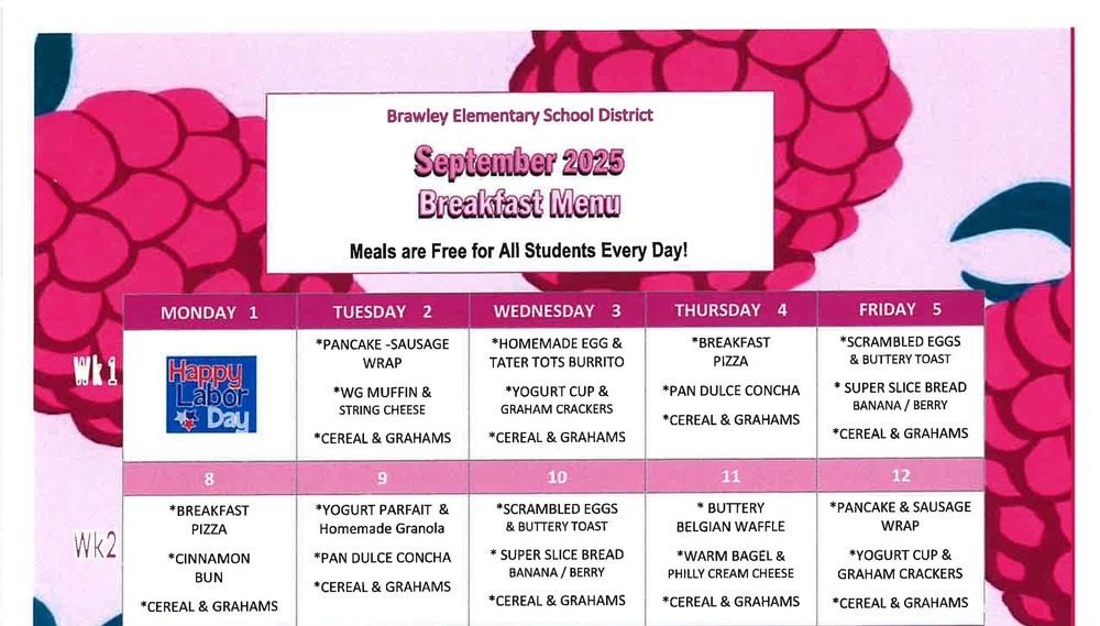 Sept Menus