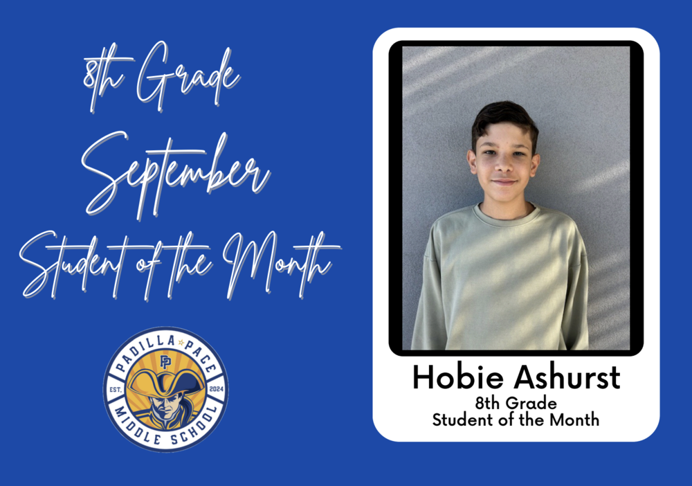 September Students of the Month