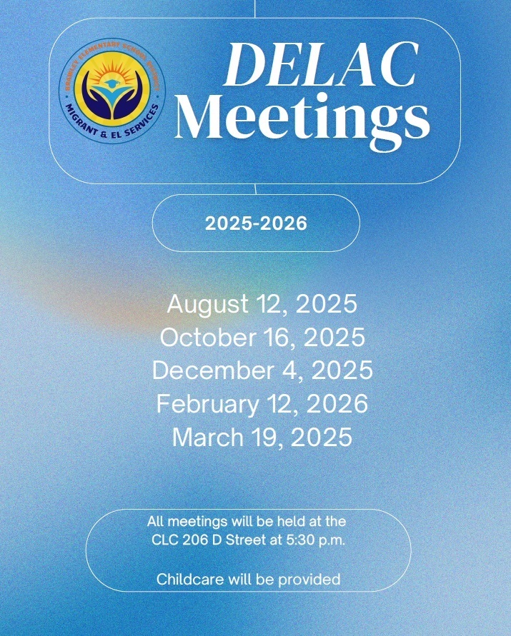 DELAC Meetings English