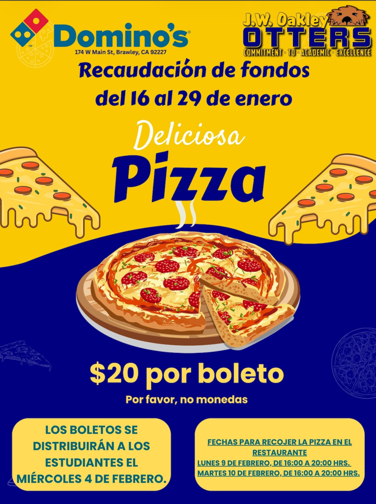 Dominos Fundraiser Spanish