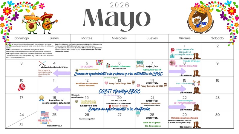 May Calendar 2