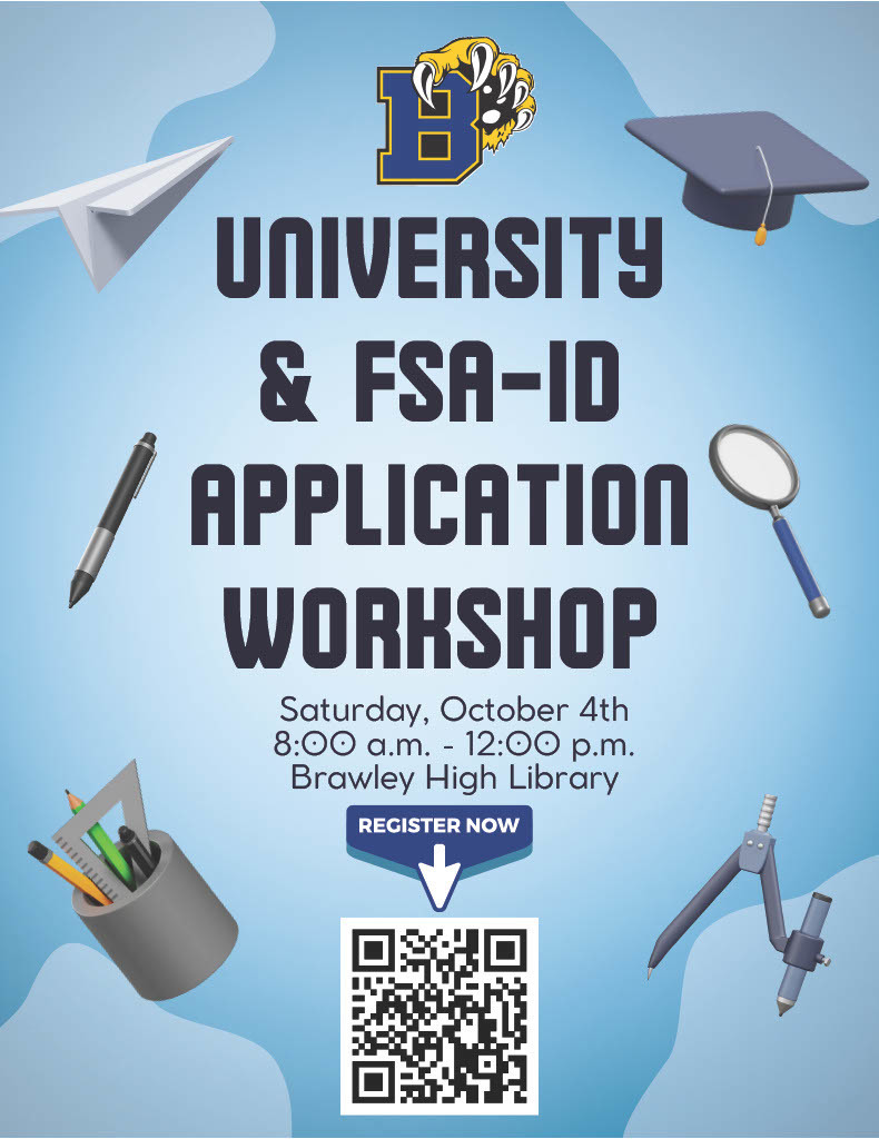 Univesity Application workshop on october 4th at BUHS.