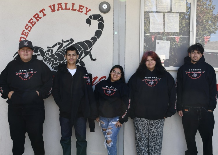 DVHS seniors pose in their new sweaters