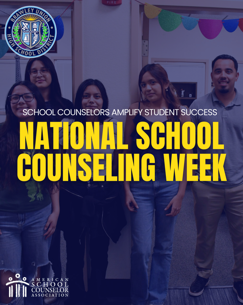 National School Counseling Week - School Counselors Amplify student success