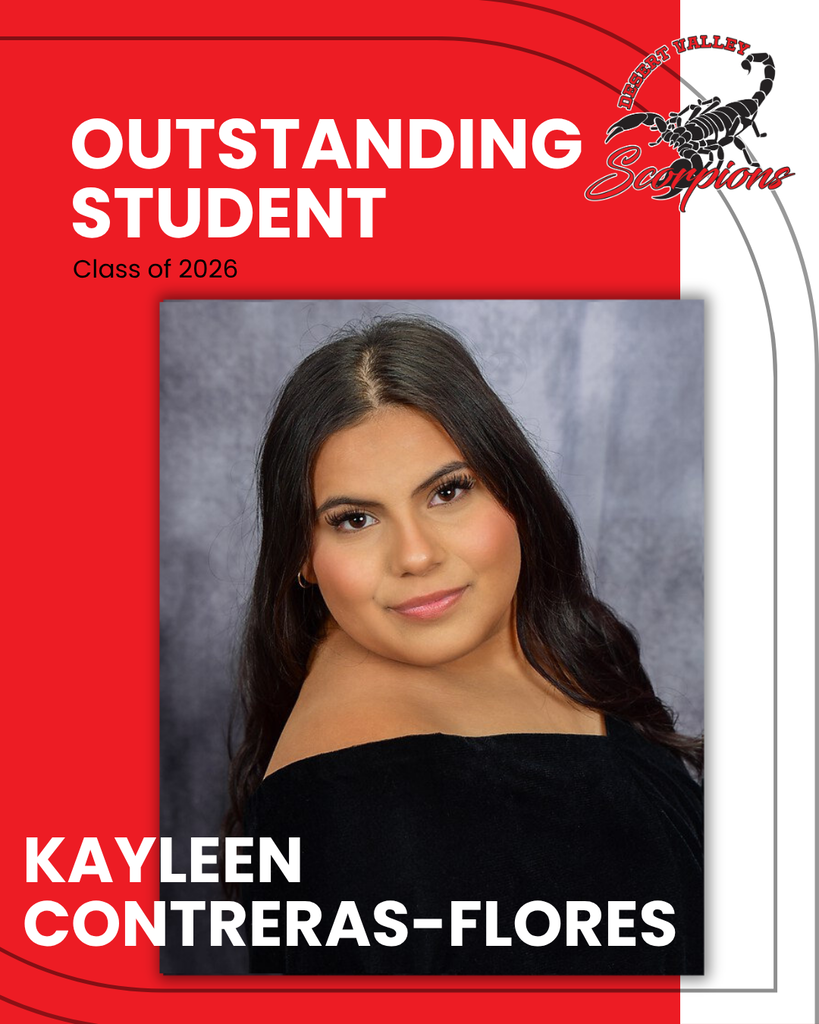 DVHS Outstanding Student - Kayleen Contreras