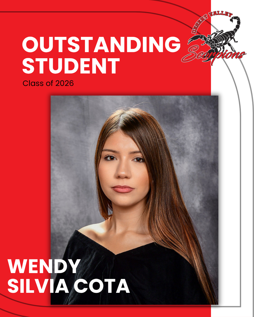 DVHS Outstanding Student - Wendy Silvia Cota